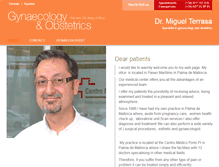 Tablet Screenshot of gynecologistmallorca.com